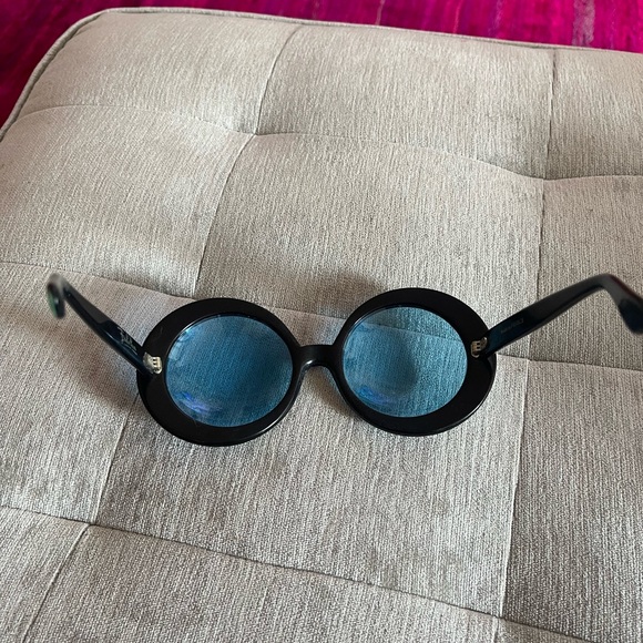 🔥 🕶 EMILIO PUCCI 1960s Vintage Round Sunglasses - Picture 3 of 7